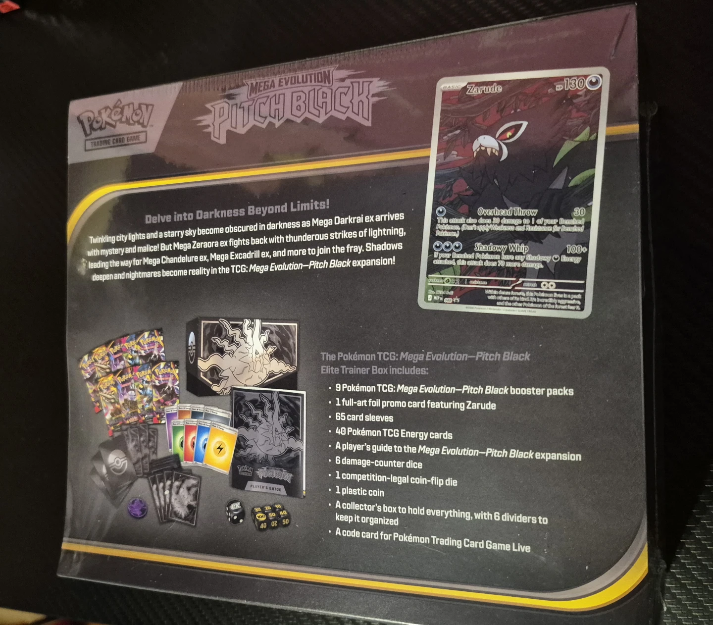 Sealed Pokémon Pitch Black Elite Trainer Box - photo 2