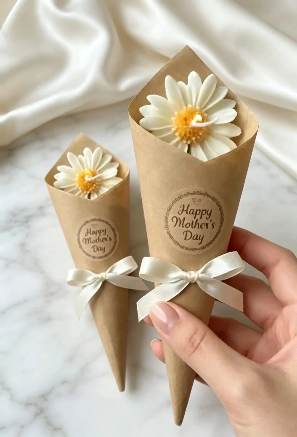 Daisy bouque candle - photo 2