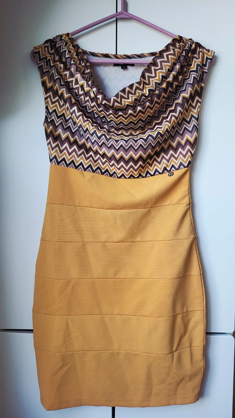 Women's Sleeveless Cowl Neck Dress