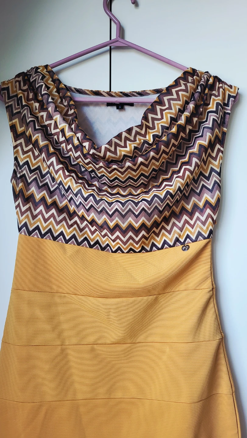 Women's Sleeveless Cowl Neck Dress - photo 2