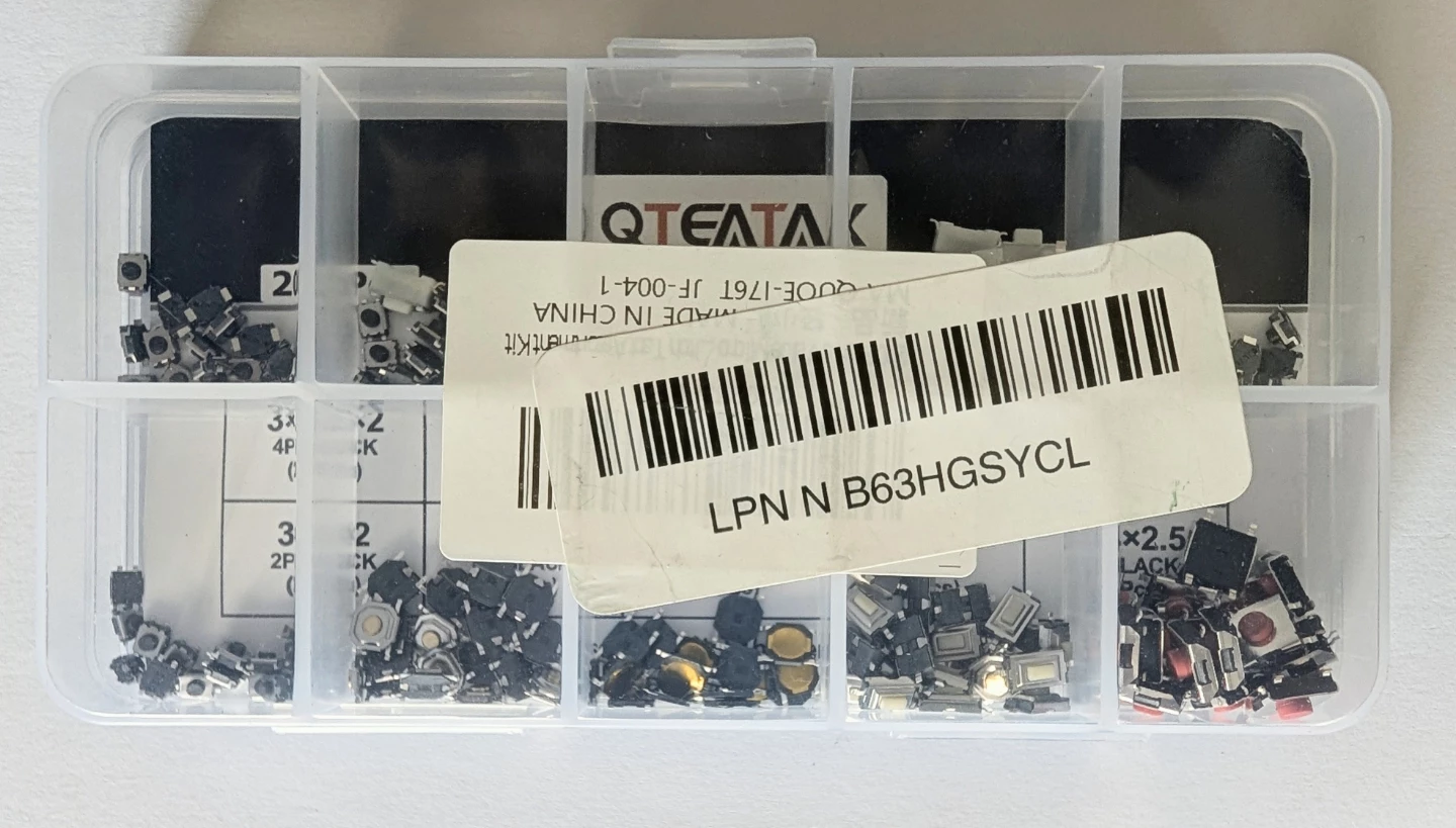 Brand New QTEATAK 200 Piece Micro Momentary Switch Kit - photo 2