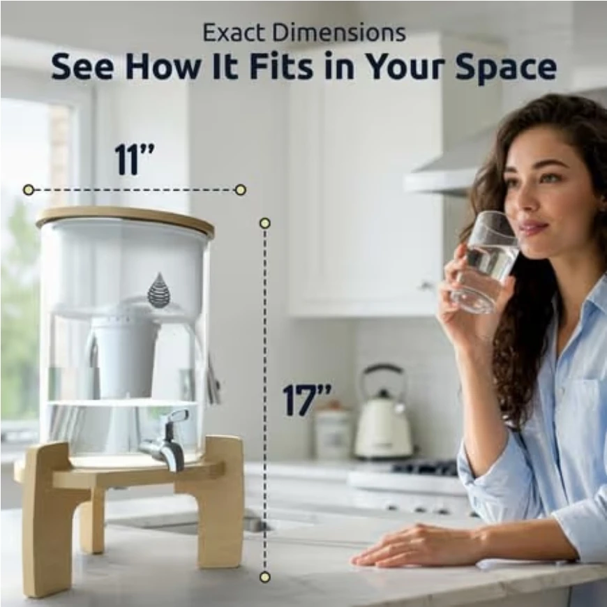 Invigorated Water pH Recharge Alkaline Water Filter Dispenser - photo 2