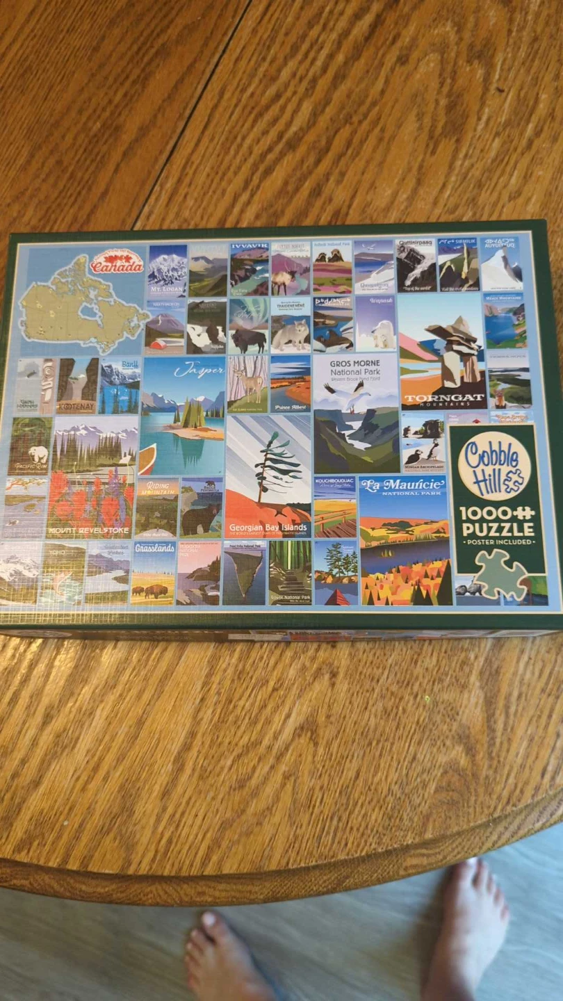 Cobble Hills 1000 Piece Canada Puzzle