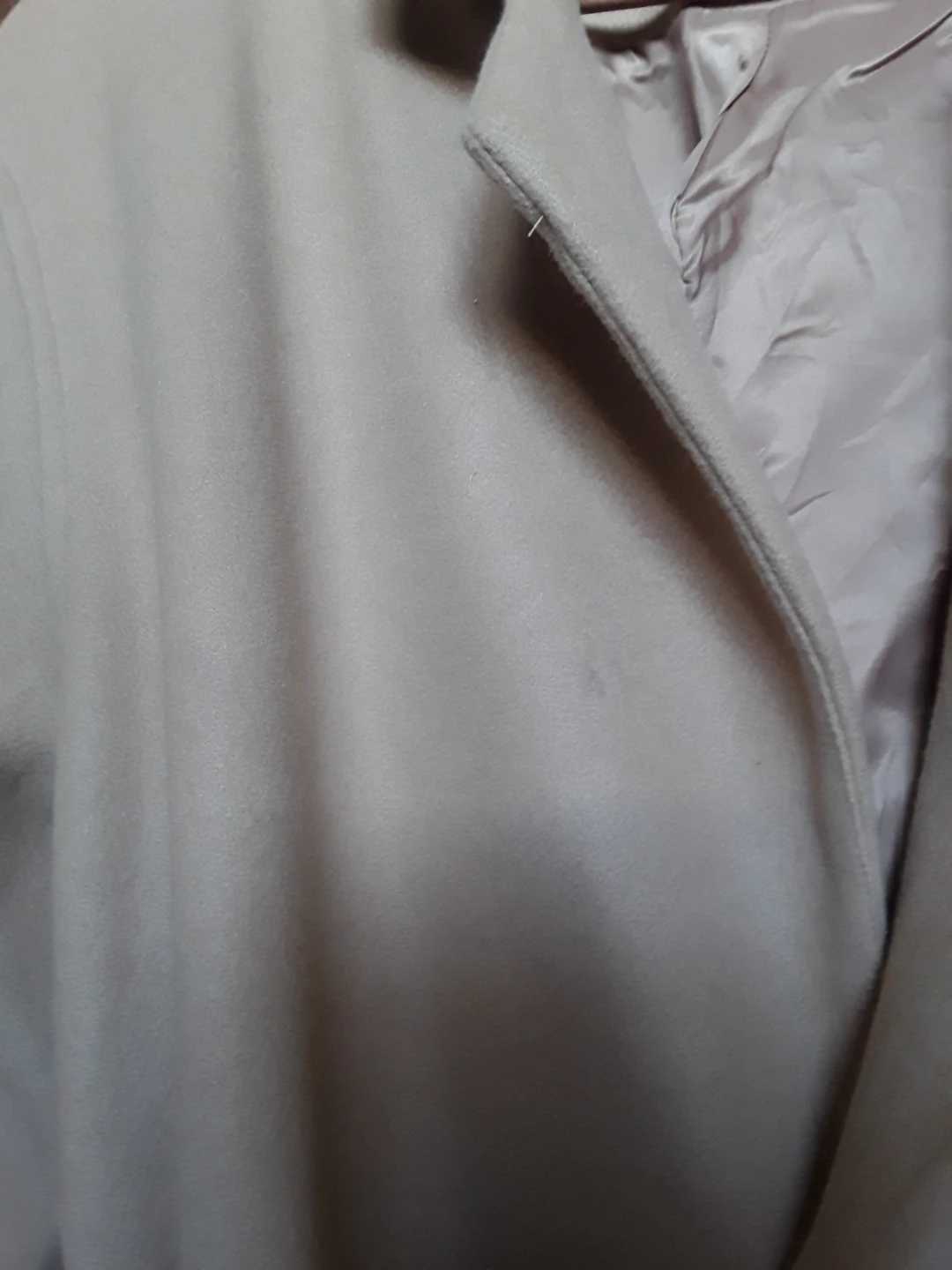 MUST Women's Beige Wool Blend Trench Coat - photo 3