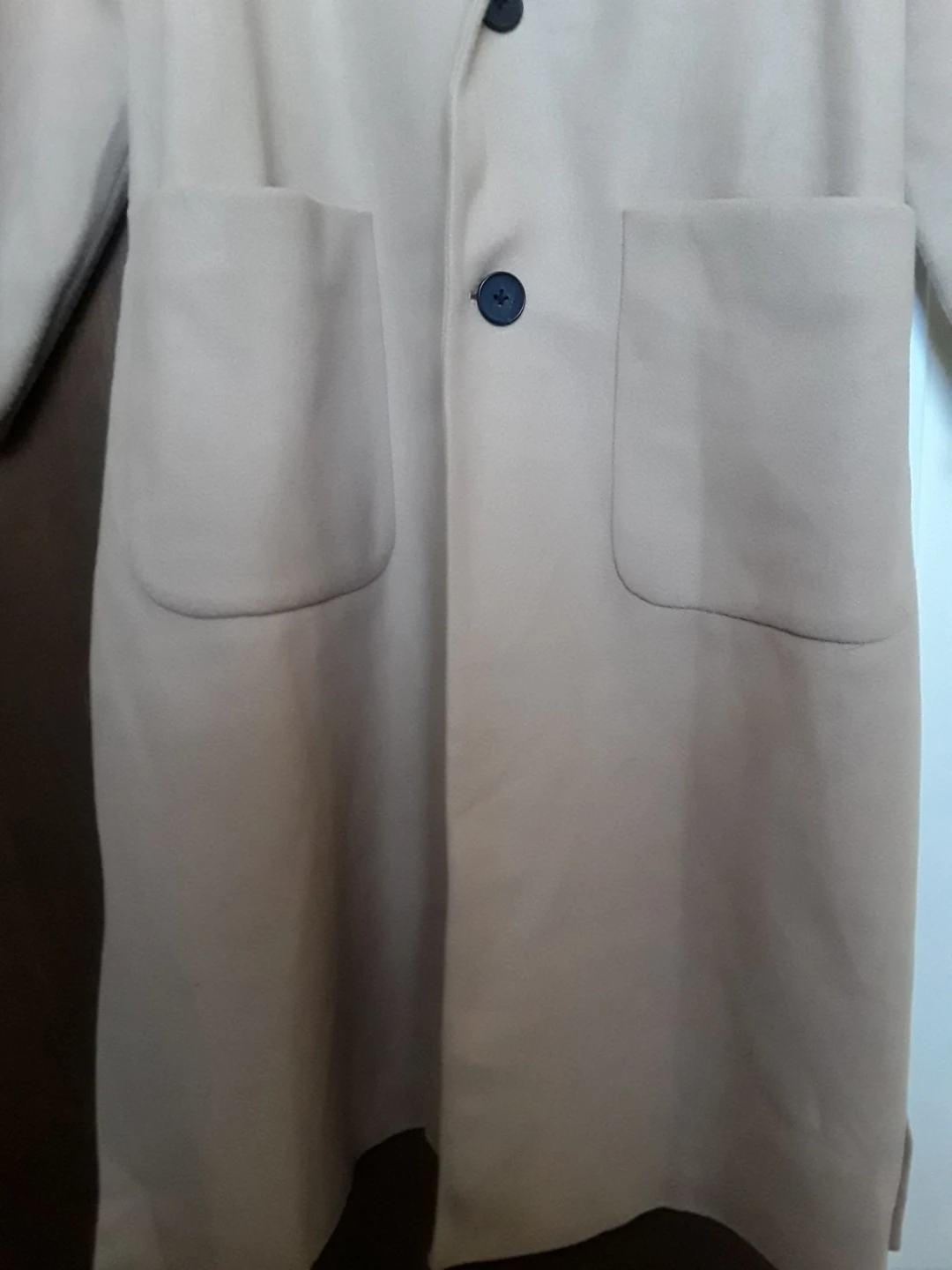MUST Women's Beige Wool Blend Trench Coat - photo 4
