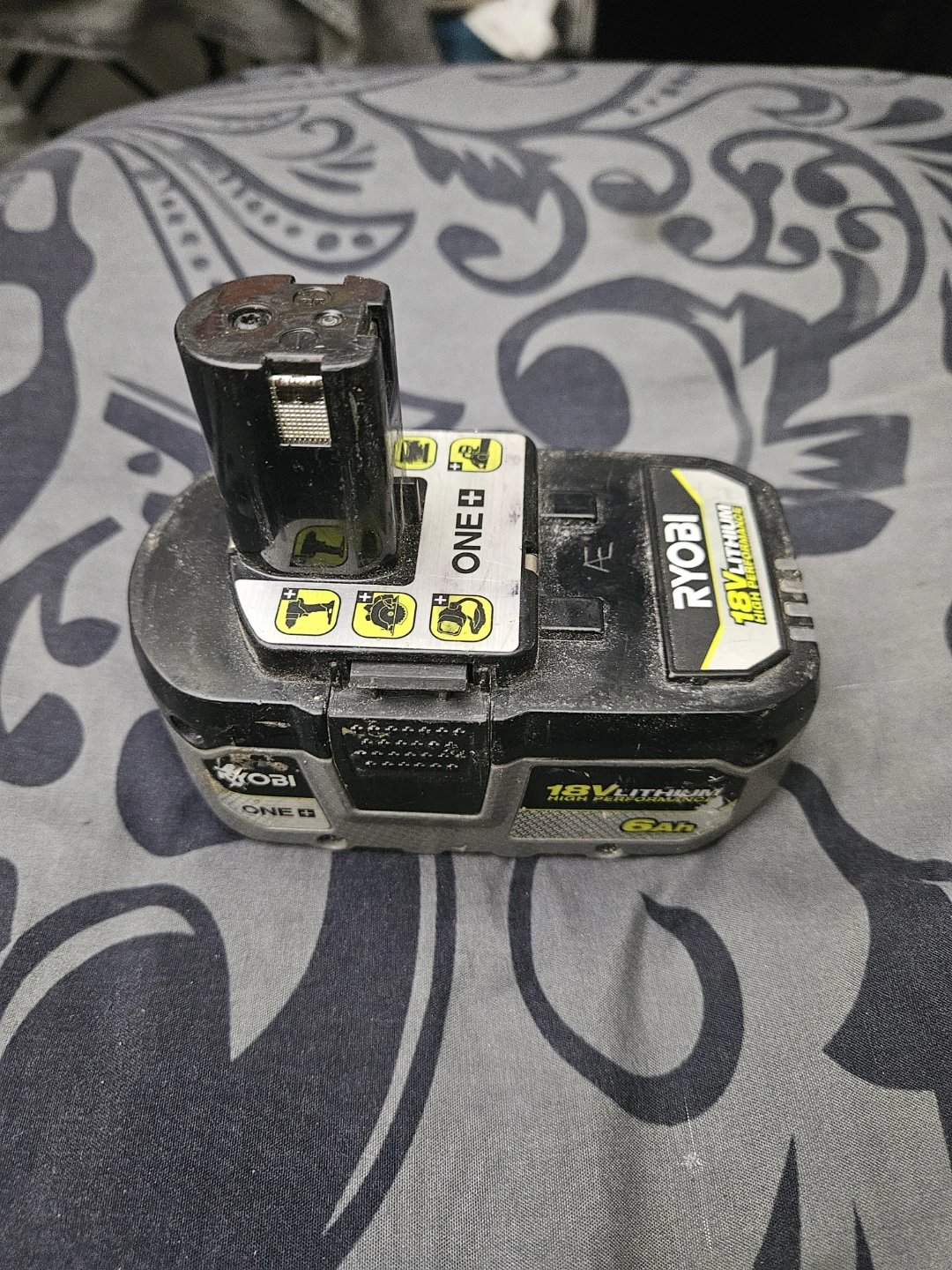 Ryobi ONE+ 18V Lithium-Ion 6.0Ah and 30 minute fast charger - photo 3