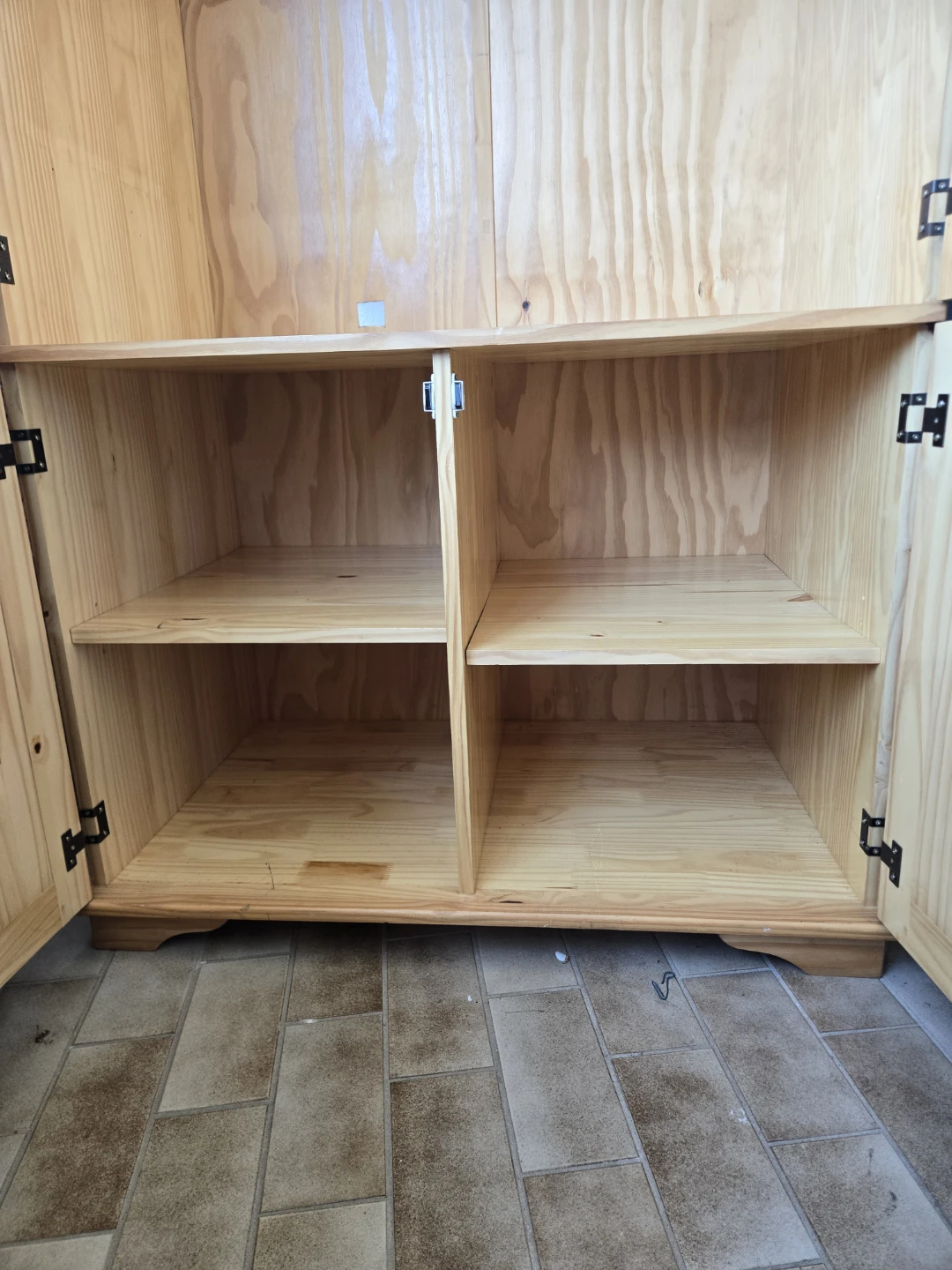 Pine Wood Armoire/Entertainment Unit - 75" H x 43" W - photo 5