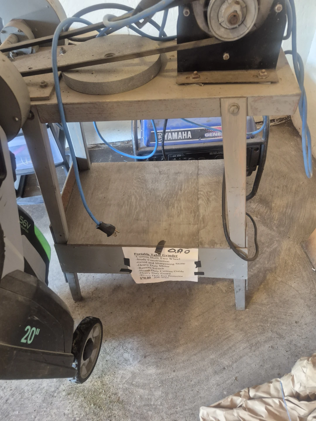 Portable Heavy-Duty Table Grinder / Bench Grinder