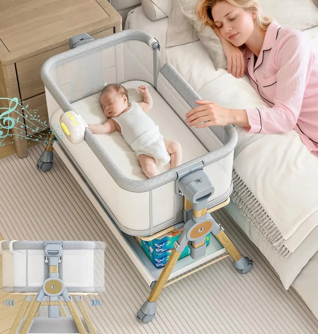 BabeNova 3-in-1 Baby Bassinet Bedside Sleeper - photo 3