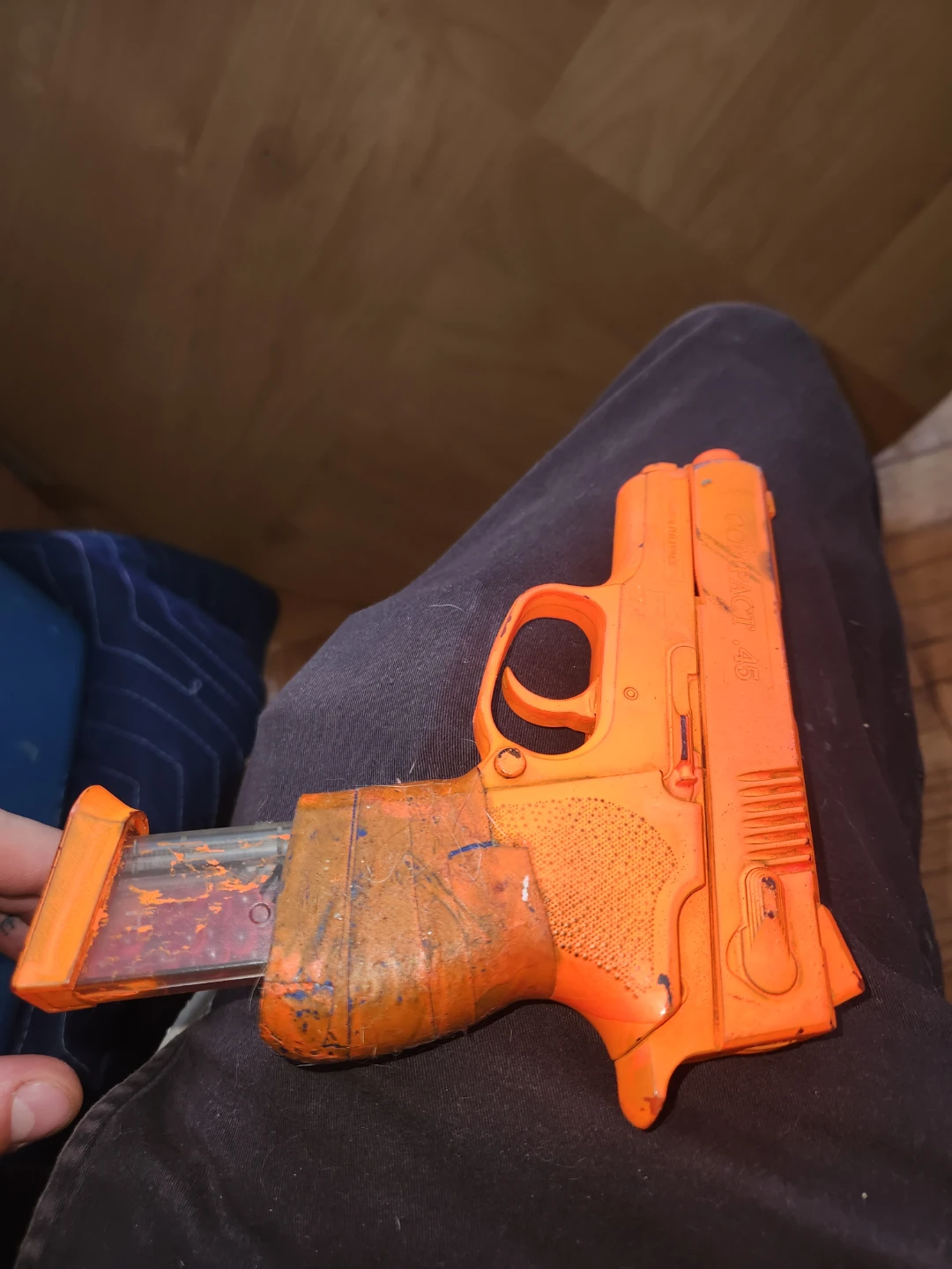 Orange Toy .45 Handgun/6mm with Magazine - photo 4
