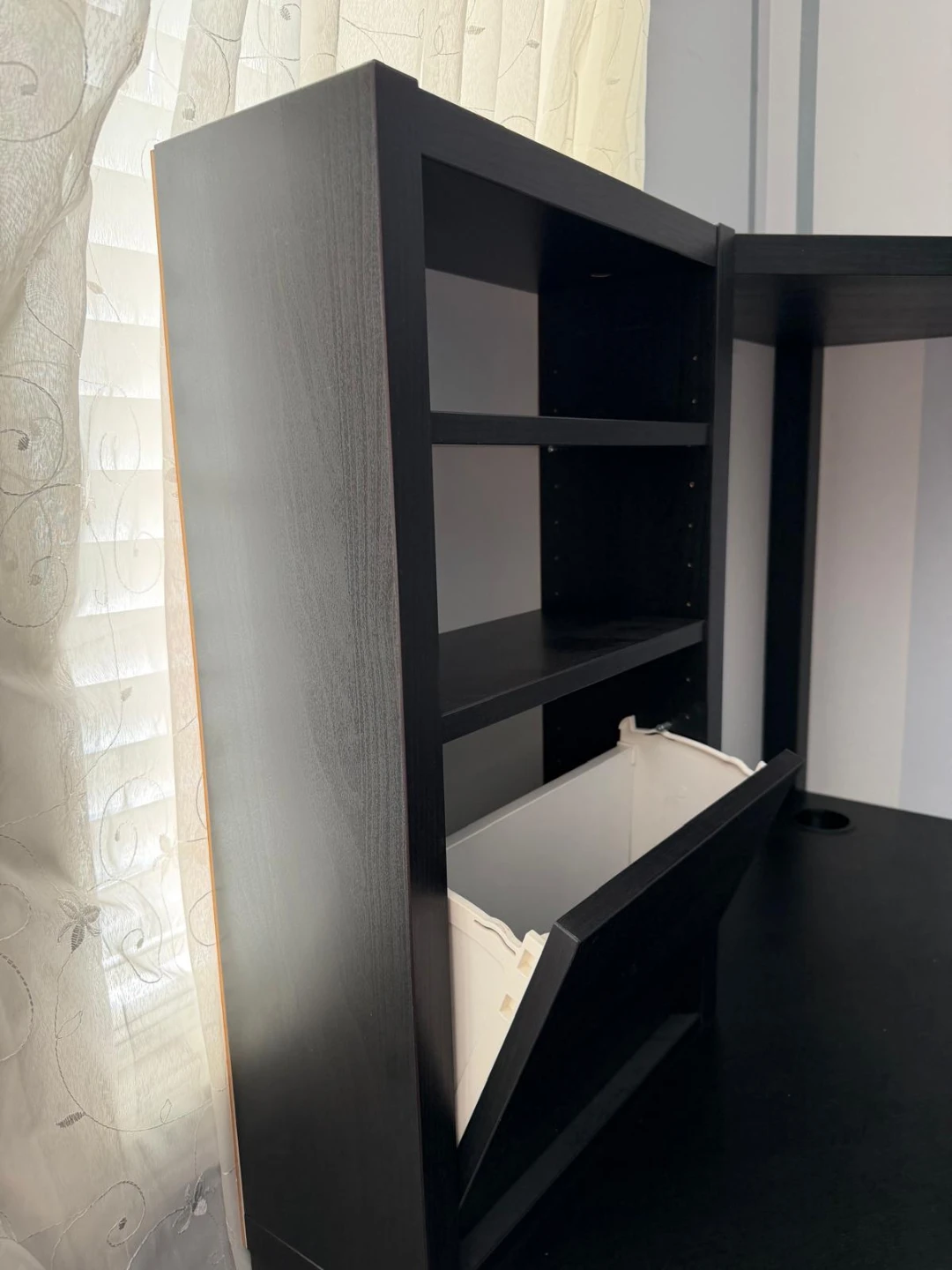 Corner Desk with Shelving Unit - photo 3