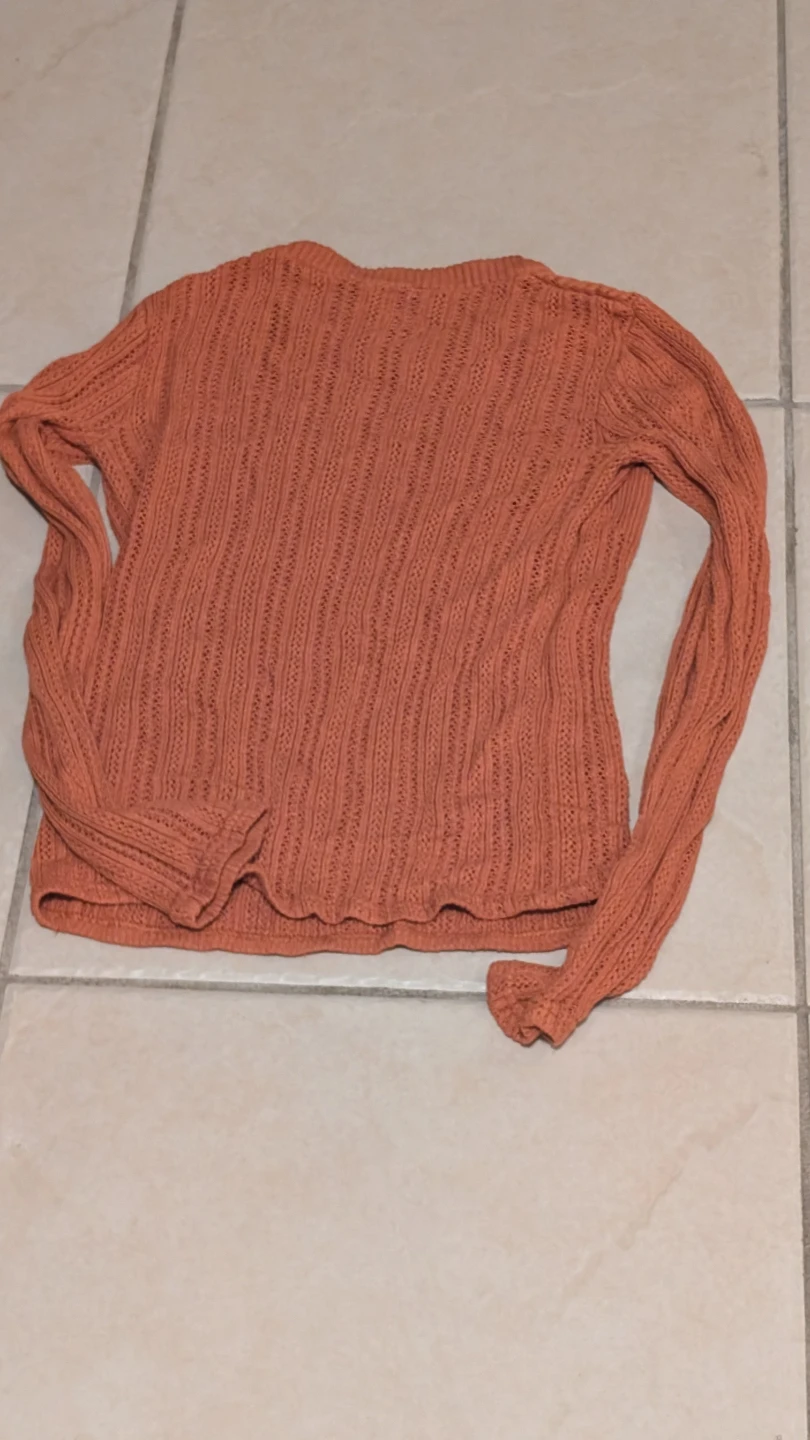 Zara Orange Knit Sweater - photo 5