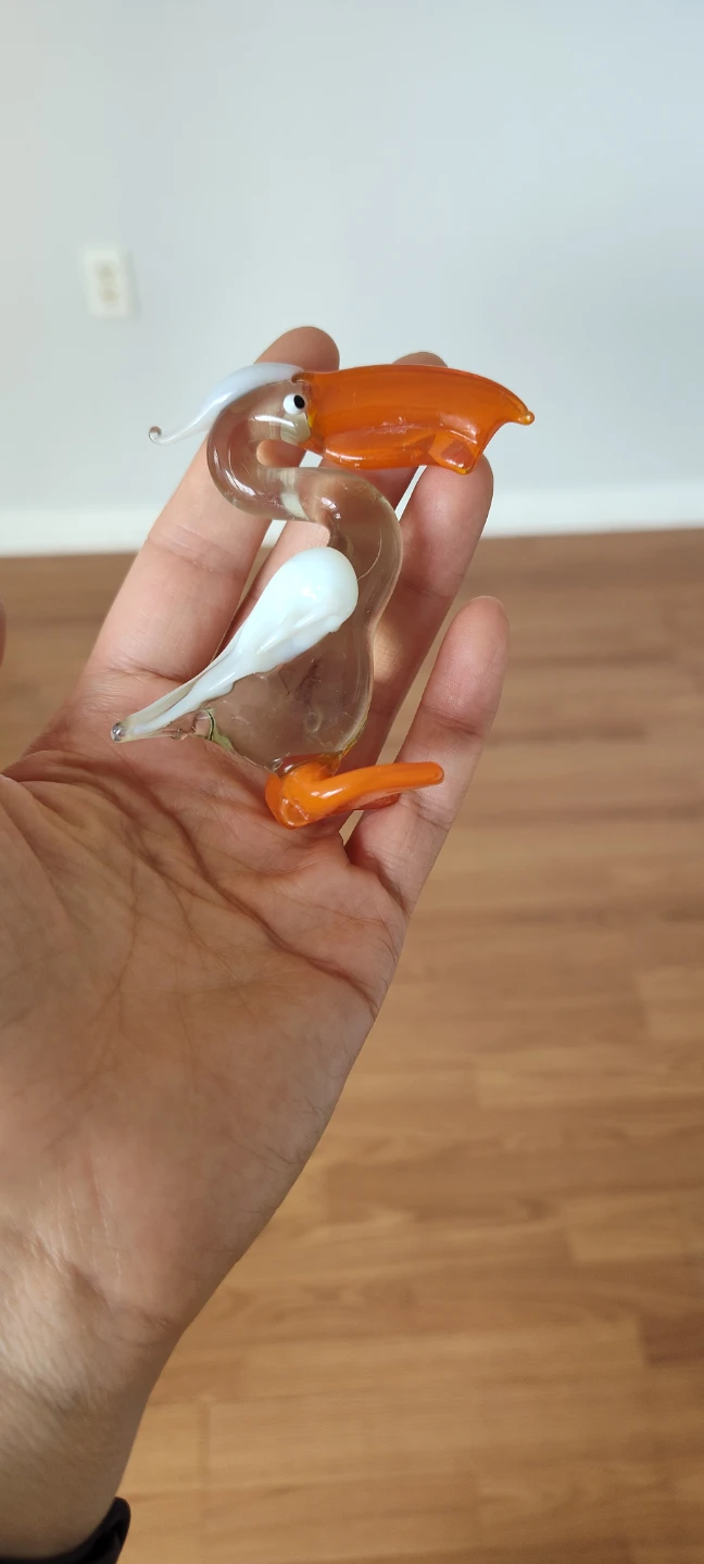 Glass Pelican Figurine - photo 2