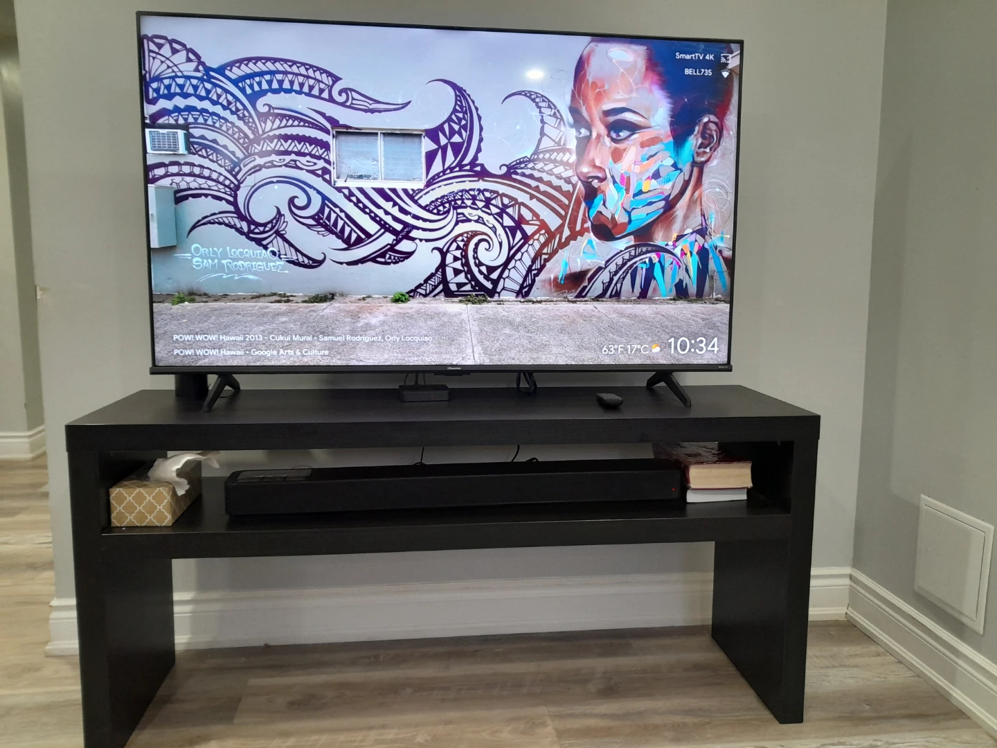 55" TV Hisense with Stand
