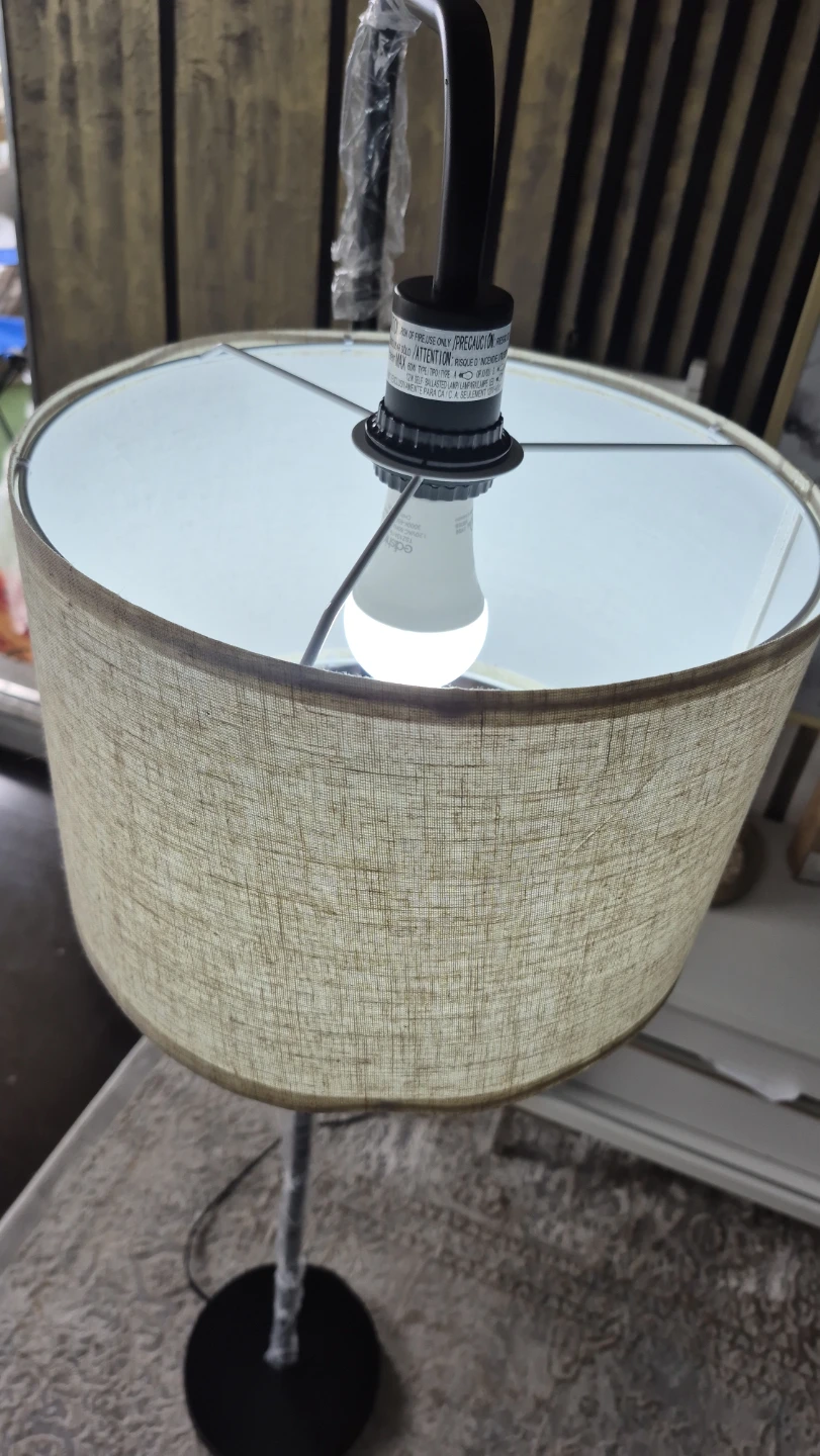 Floor Lamp with Drum Shade - photo 2