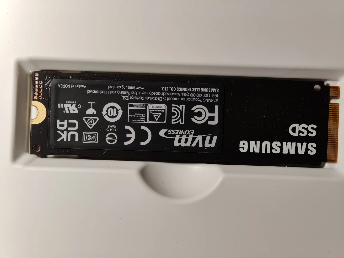 Samsung SSD 980 NVMe M.2 500GB - photo 3