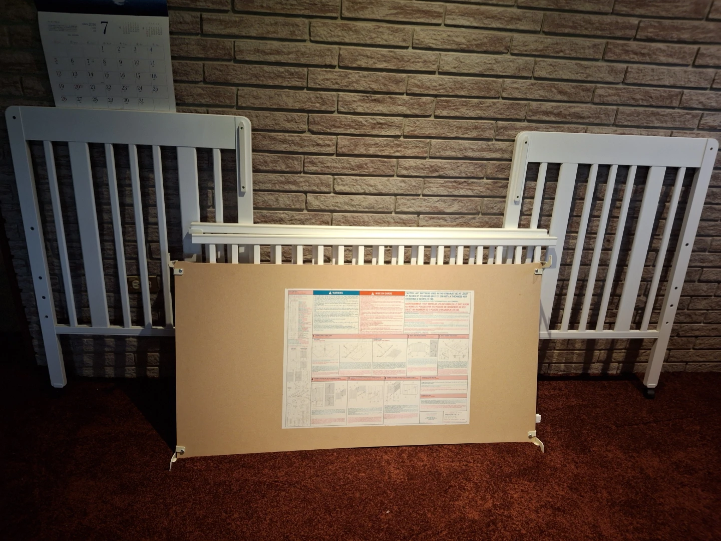 White Baby Crib - photo 4