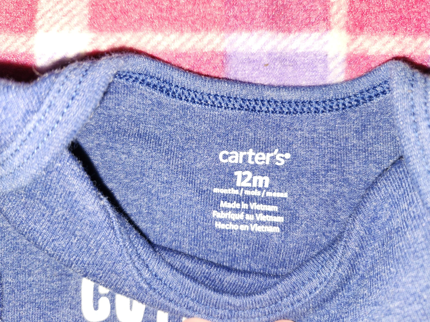 Carter's Cutest Little Sister Blue Bodysuit 12m - photo 3