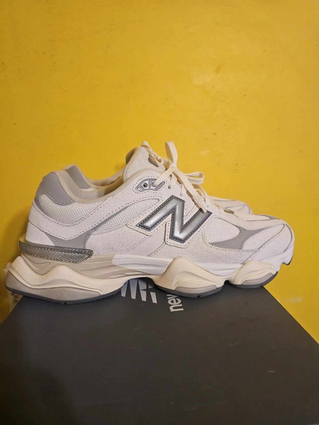 New Balance 9060 Lifestyle Sneakers White Grey - photo 3
