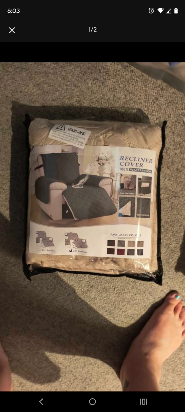 100% Waterproof Recliner Chair Cover - photo 2
