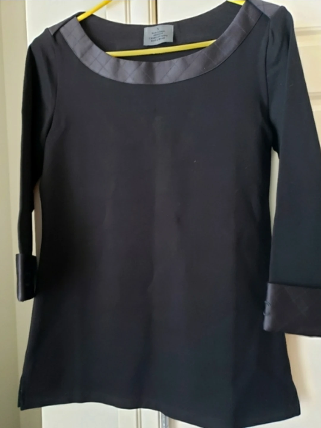 CHANEL Uniform Black Top