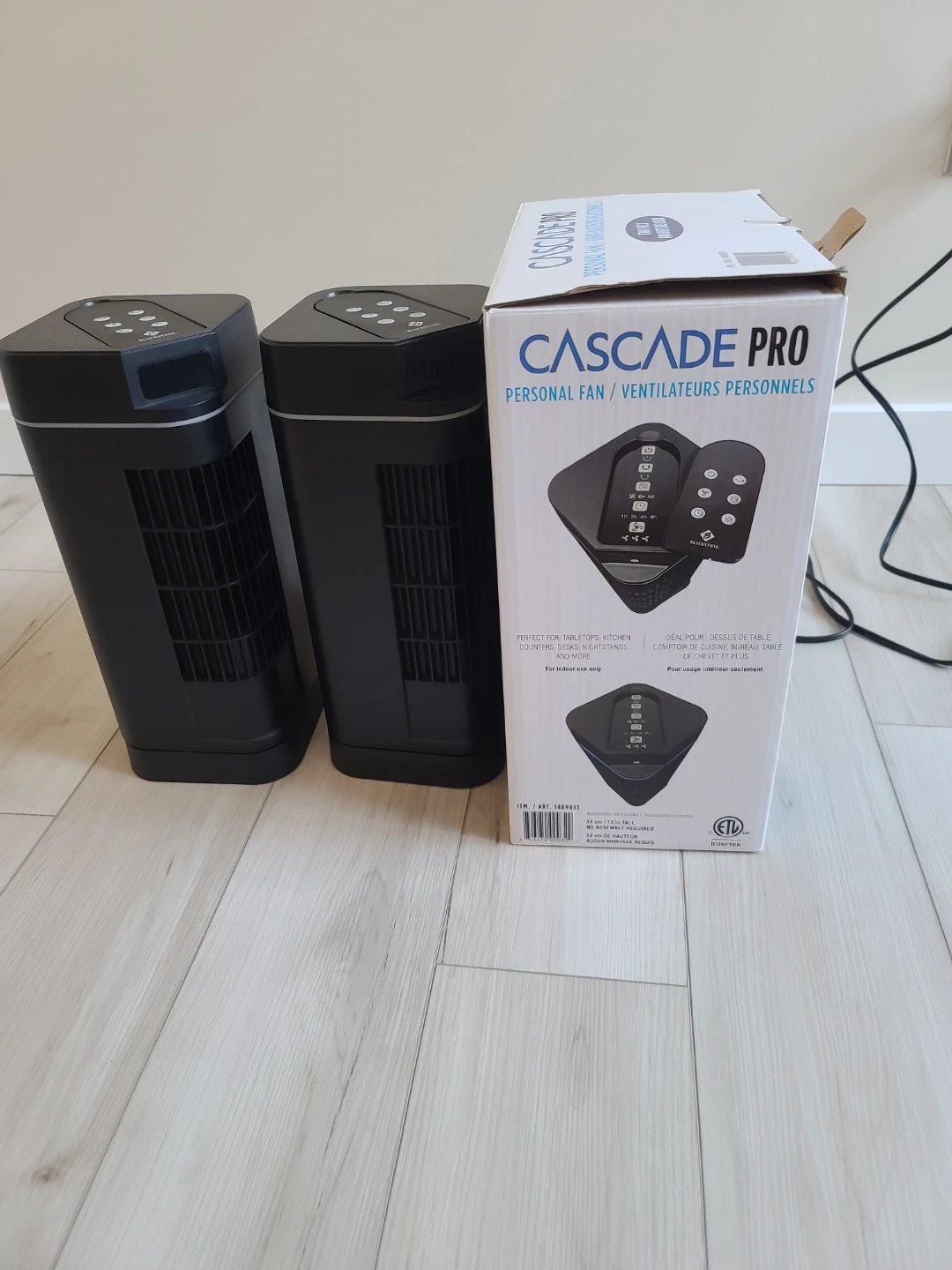Blackstone Cascade Pro Personal Tower Fan with Remote