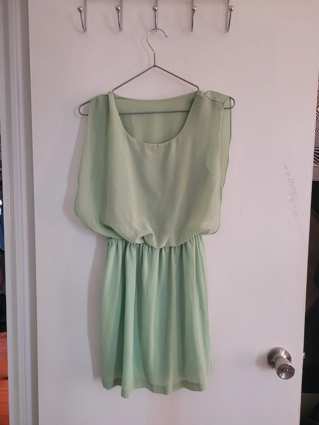 Light Green Chiffon Dress