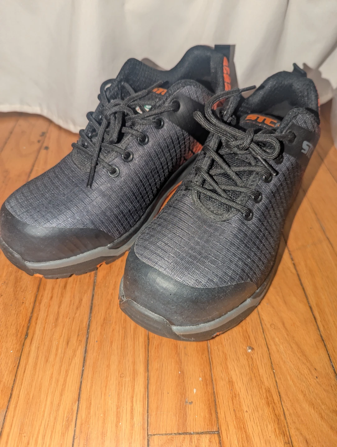 STC Black & Orange Work Shoes - photo 2