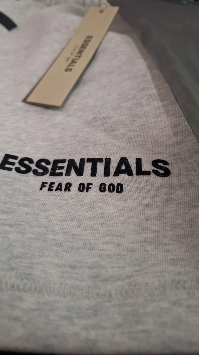 Fear of God Essentials shorts light oatmeal - photo 3