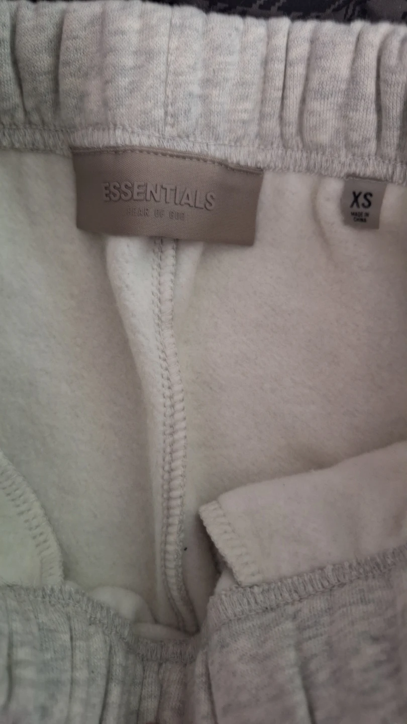 Fear of God Essentials shorts light oatmeal - photo 4