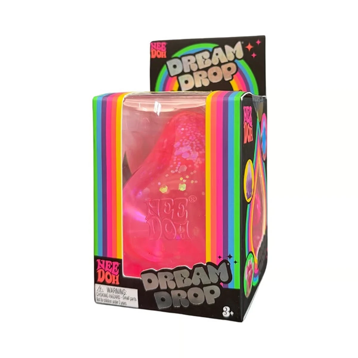 Nee Doh Dream Drop Squishy Toy - Pink