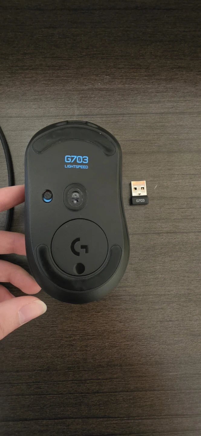 The Logitech G703 LIGHTSPEED wireless gaming mouse - photo 2