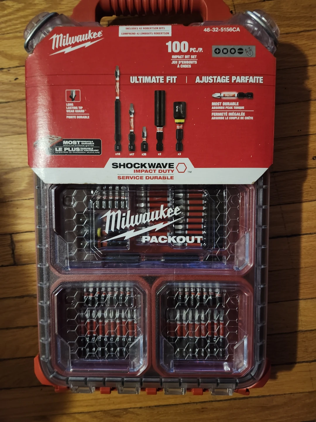 Milwaukee SHOCKWAVE Impact Bit Set 100 Pc.