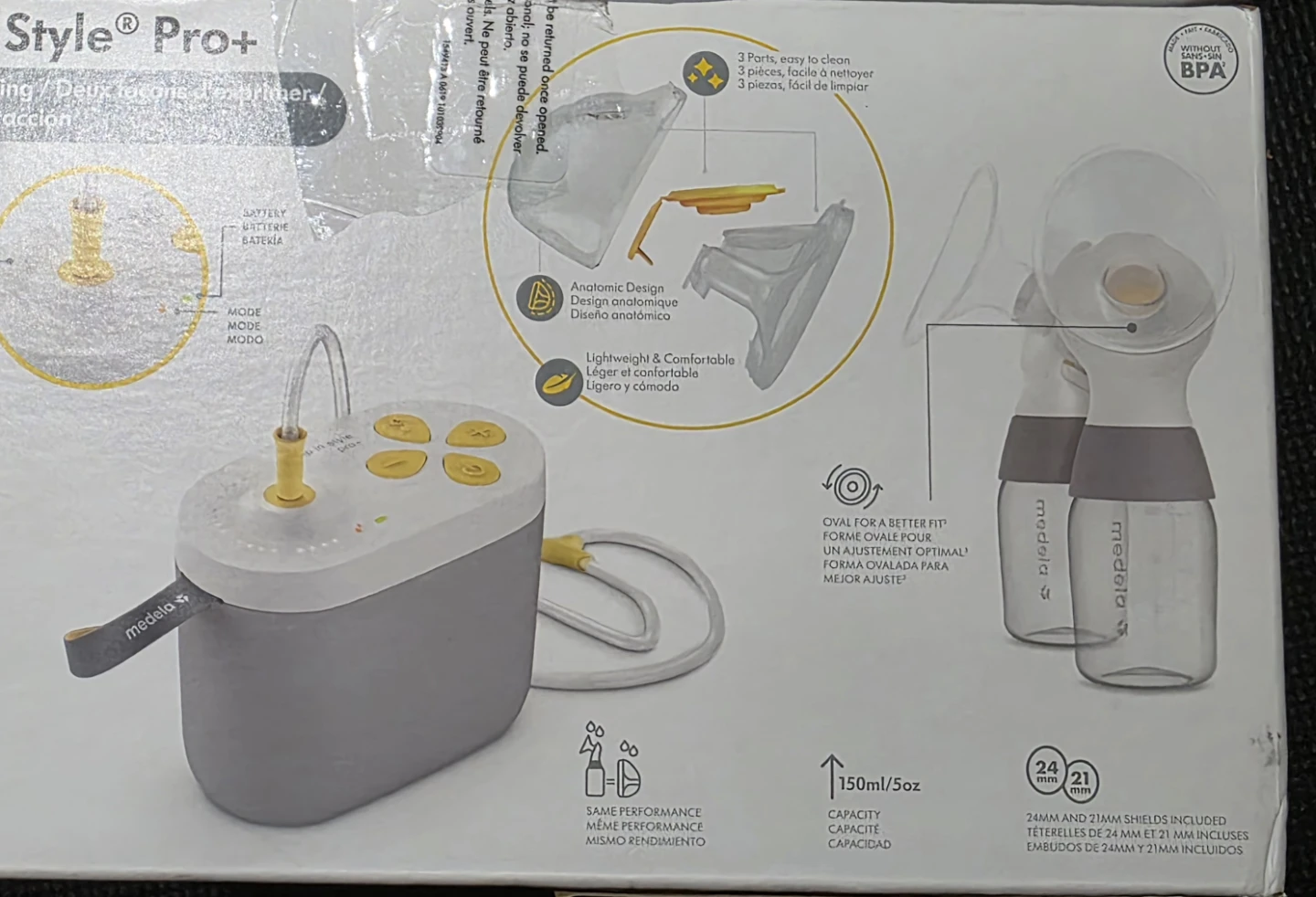 BNIB edela Pump In Style Pro+ Double Electric Breast Pump - photo 2