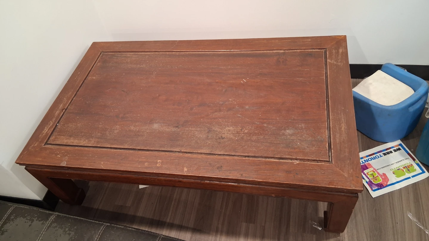 Worn Wooden Coffee Table