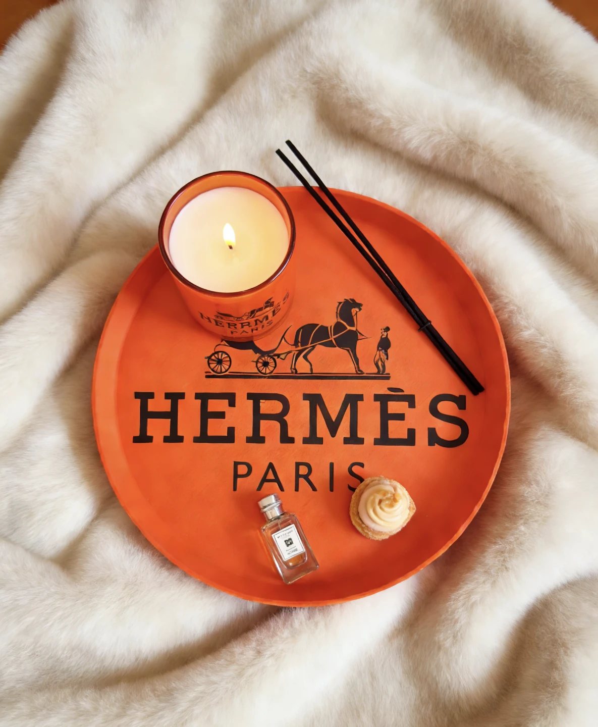 Hermes Paris inspired Orange Tray - photo 3