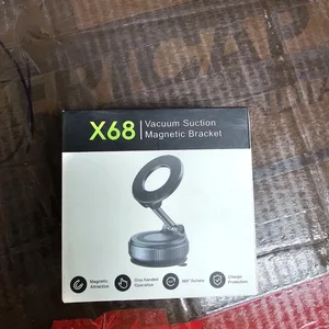 Goaika X68 Vacuum Suction Magnetic Car Phone Holder - Black