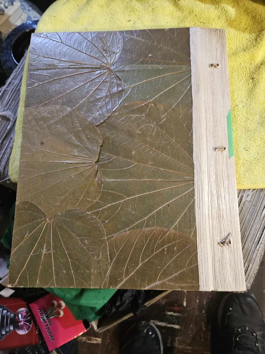 Handmade Cancun Turtle & Leaf Journal - photo 5
