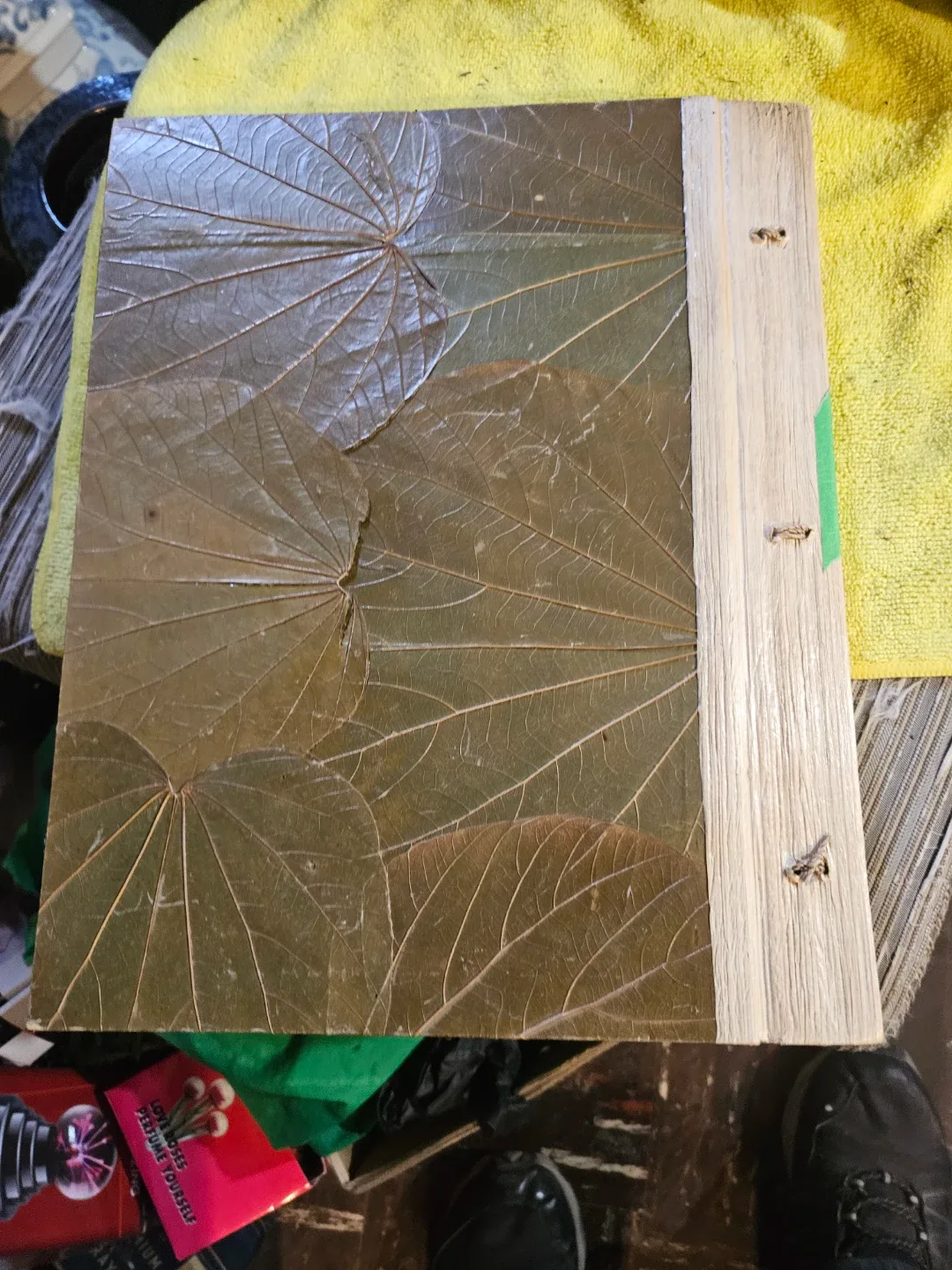 Handmade Cancun Turtle & Leaf Journal - photo 5