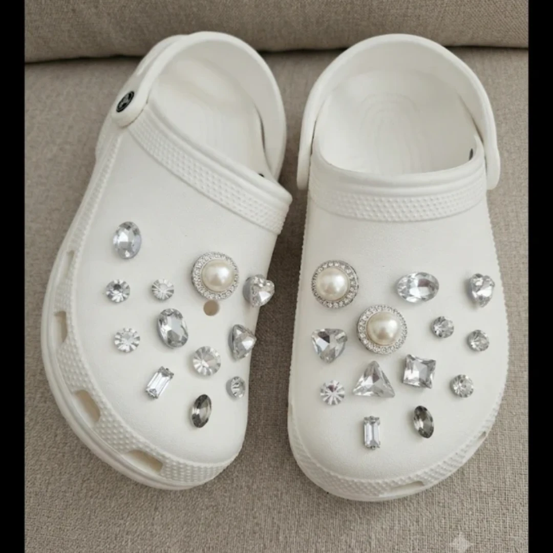 Assorted Rhinestone Clog Charms for Crocs