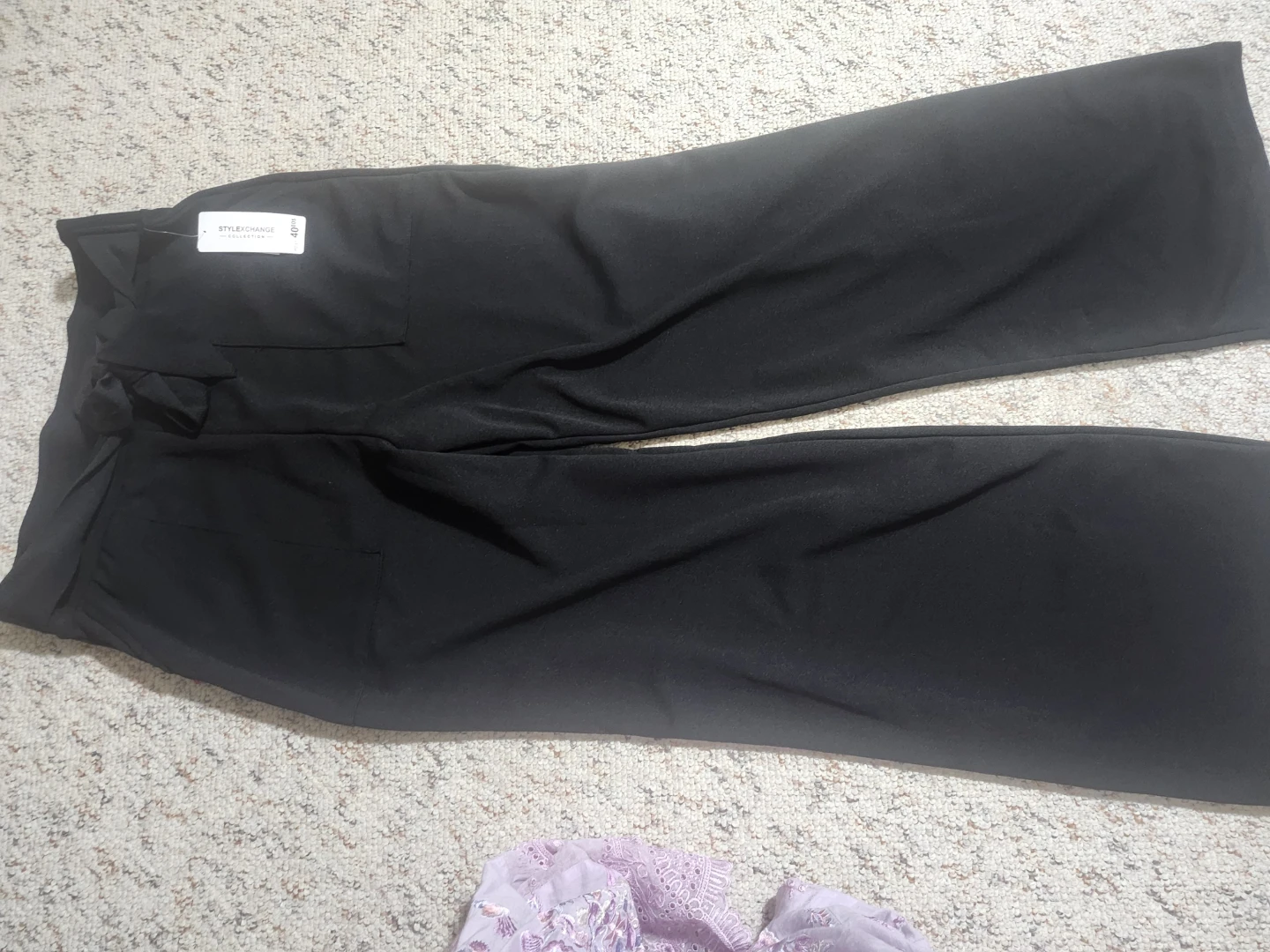 STYLE&CO Black Wide Leg Pants