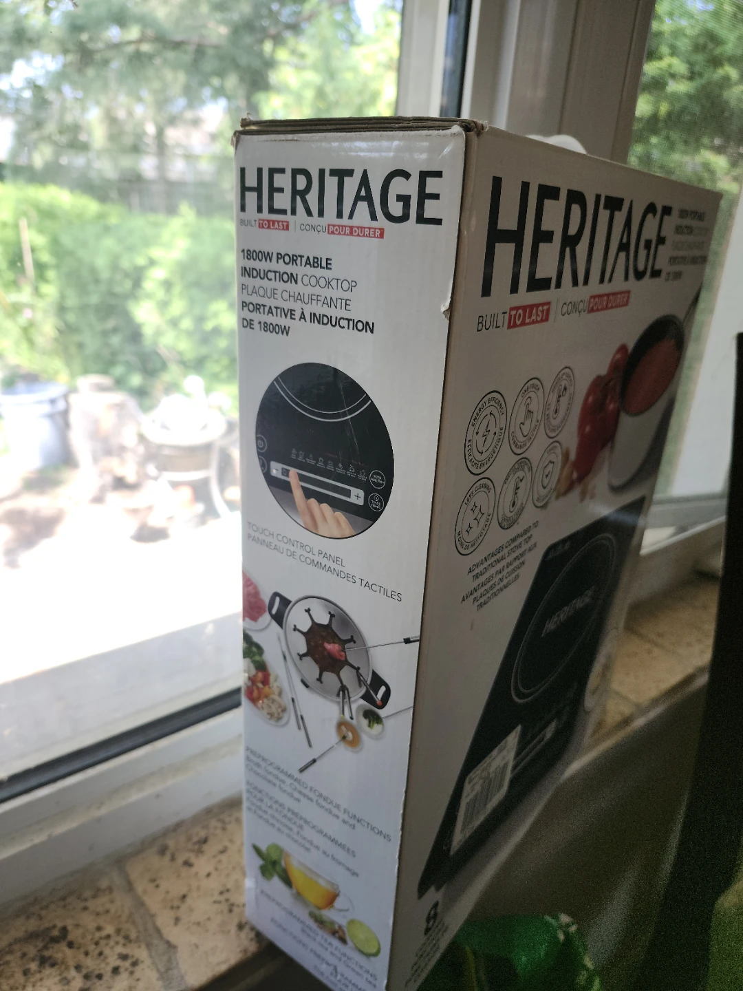 Heritage 1800W Portable Induction Cooktop - photo 2