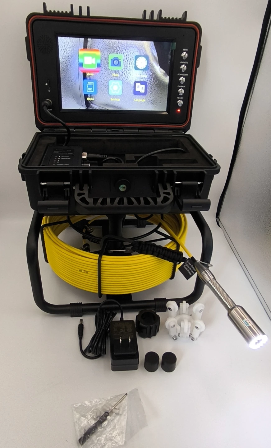 PROFESSIONAL 1080P SELF-LEVELING SEWER / DRAIN INSPECTION CAMERA - photo 2