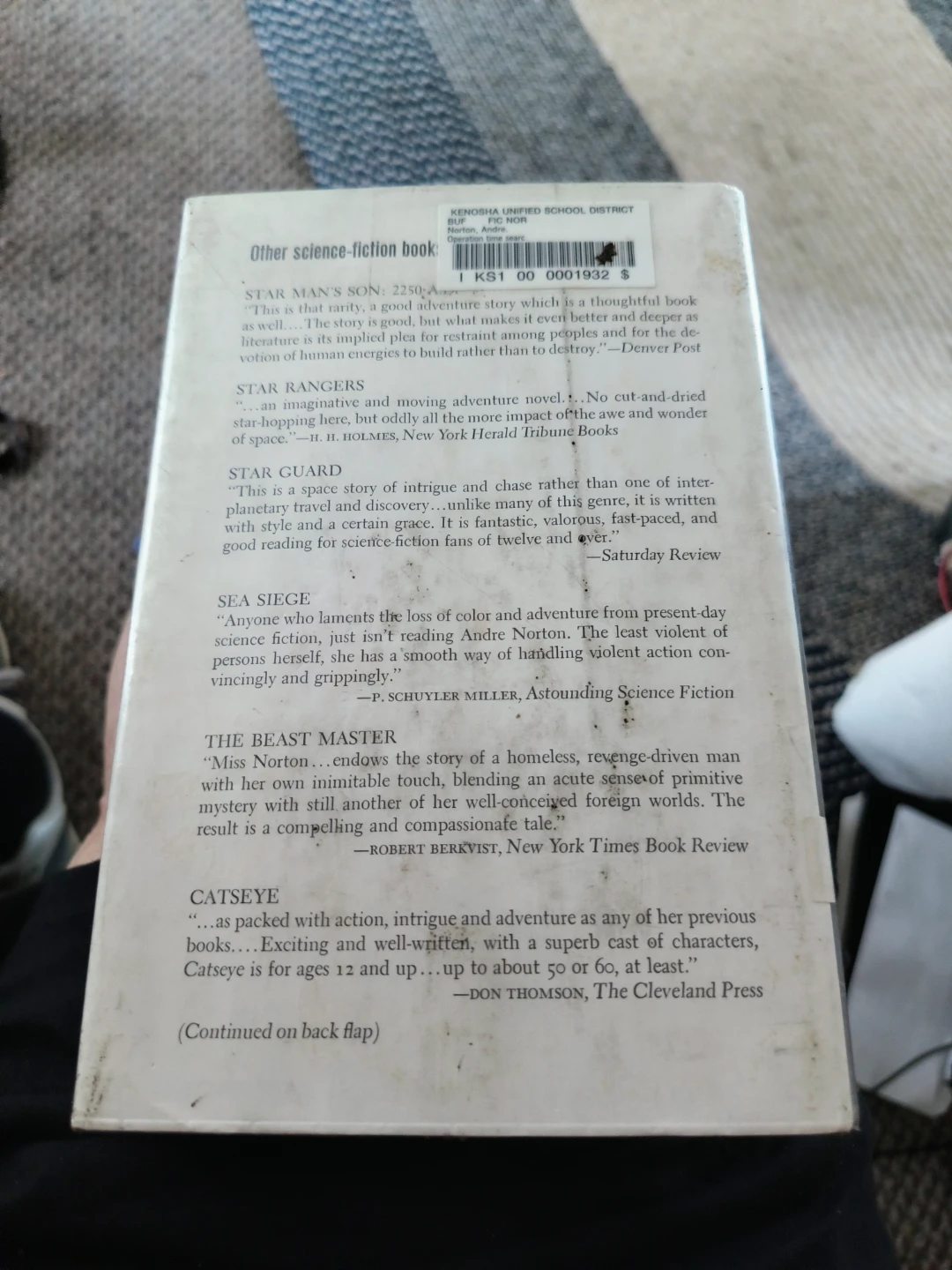 Andre Norton Operation Time Search Book - photo 4