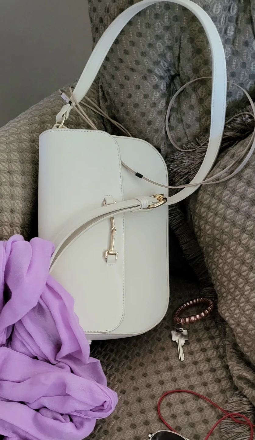 Luca Ferri White Shoulder Bag Brampton