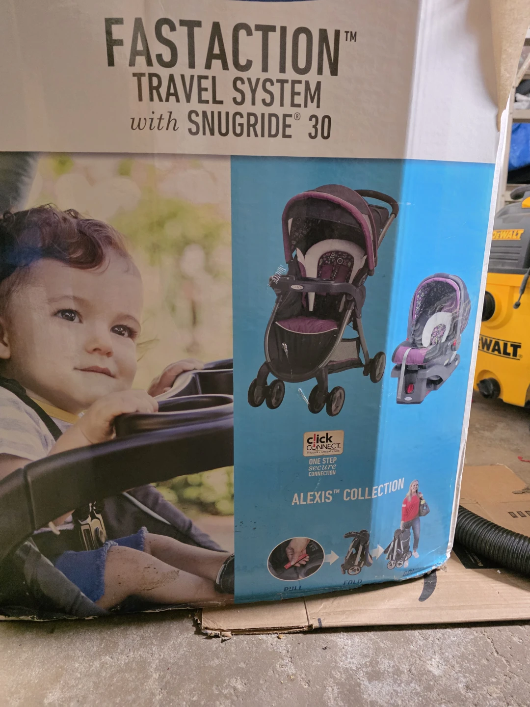 Graco FastAction Travel System with SnugRide 30 Stroller