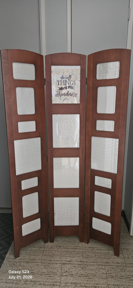 3-Panel Decorative Screen - photo 3