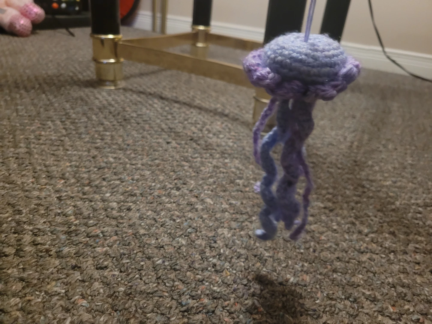 Handmade Crochet Jellyfish Ornament