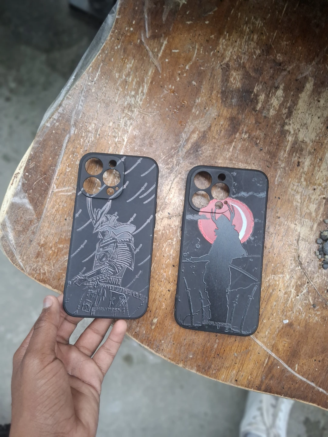 2 Black iPhone 14 Pro Cases - Samurai Design - photo 4