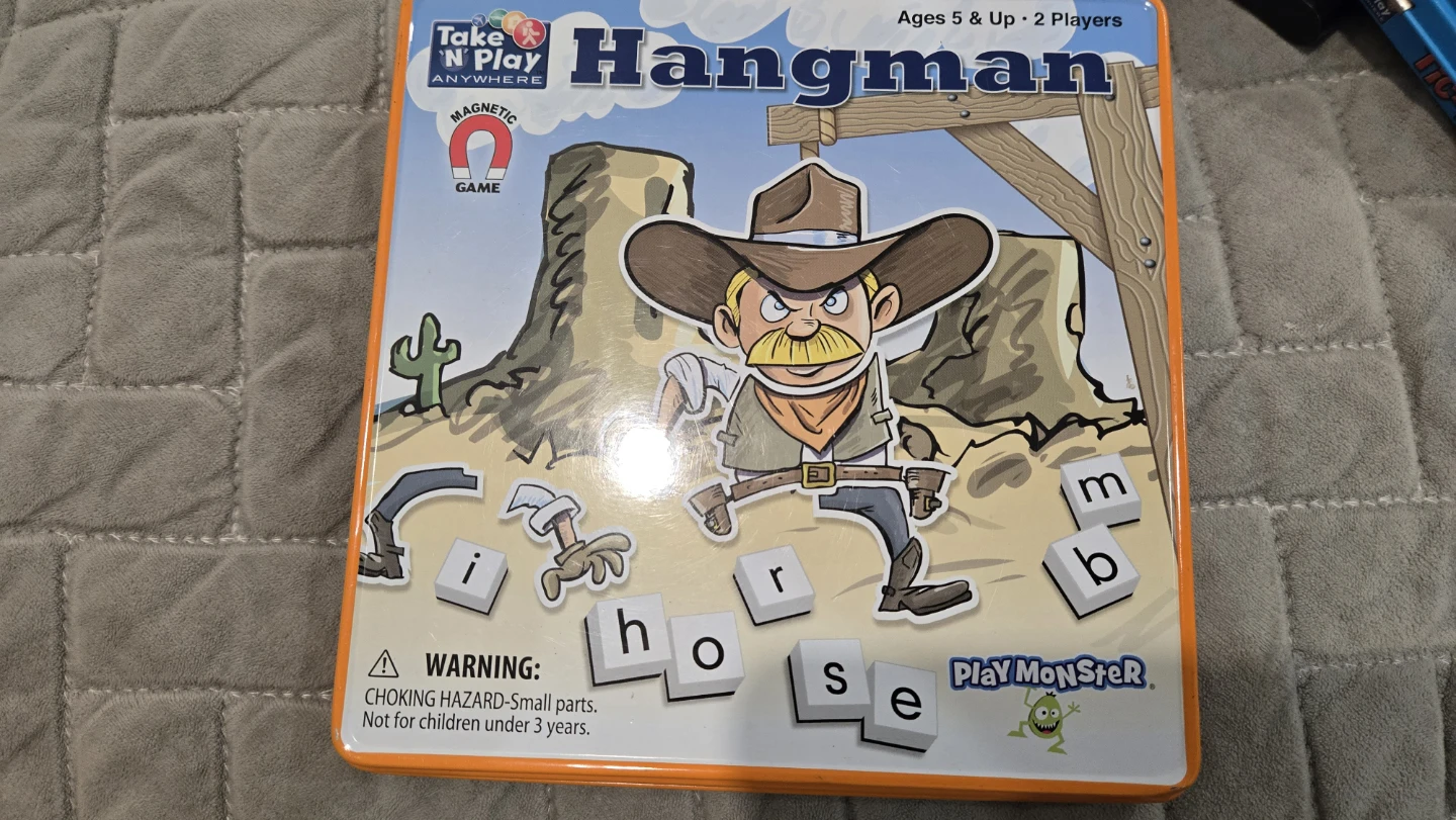 Take 'N' Play Anywhere Magnetic Hangman Game